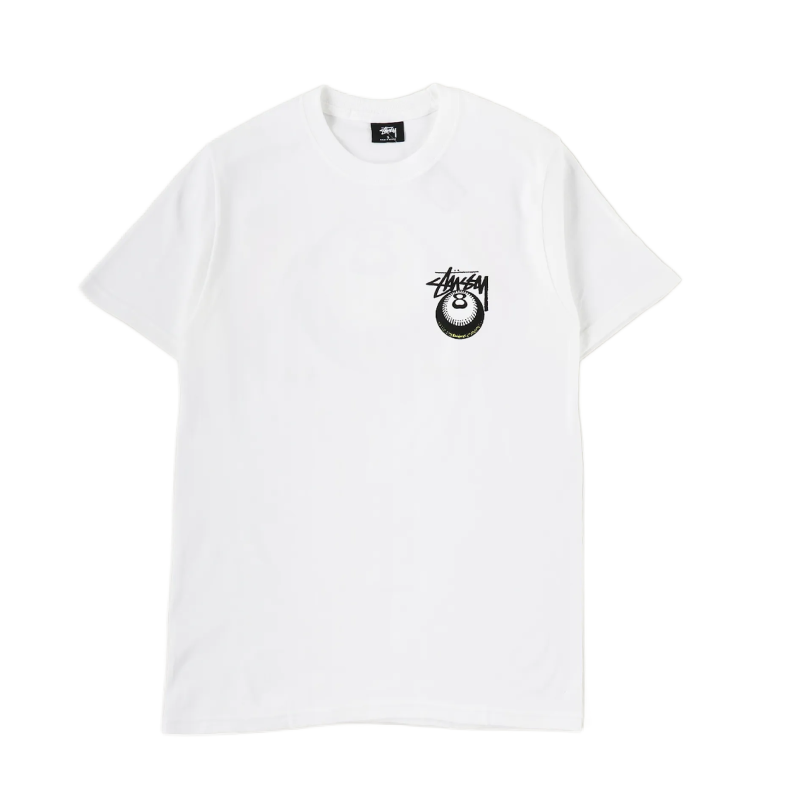 Stussy 8 Ball Cobra White Shirt