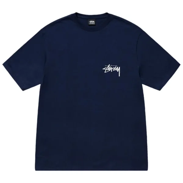 Stussy 8 Ball Fade Navy T-Shirt