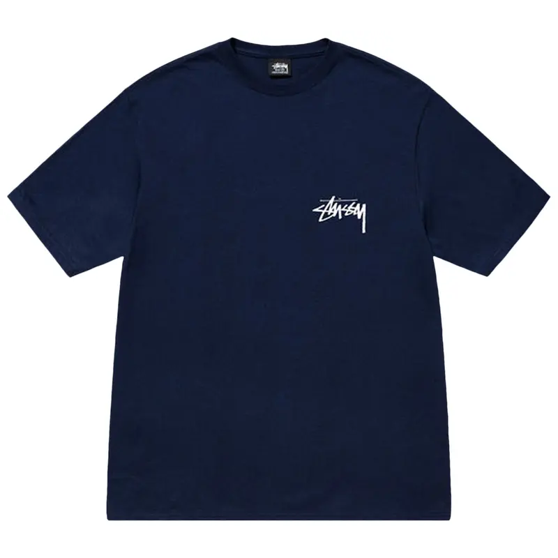 Stussy 8 Ball Fade Navy T-Shirt