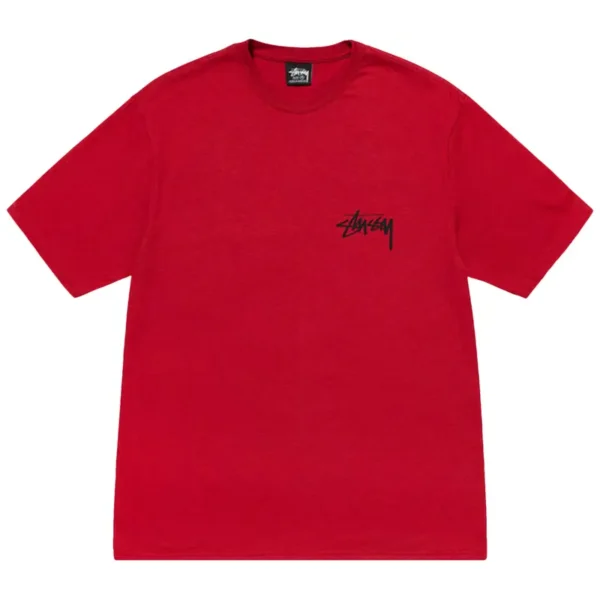 Stussy 8 Ball Fade Red T-Shirt