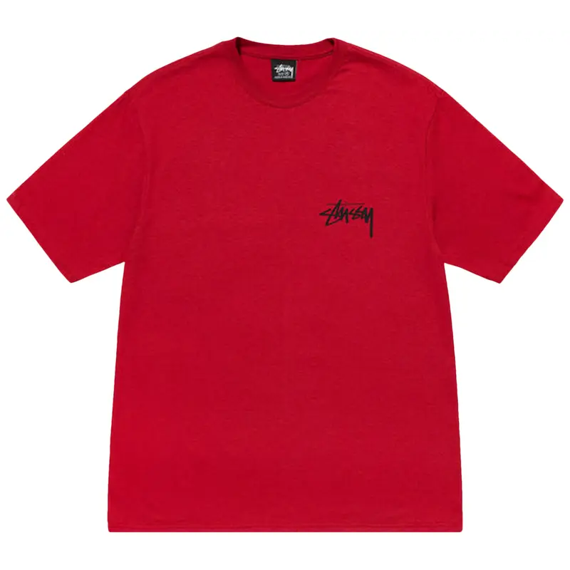 Stussy 8 Ball Fade Red T-Shirt