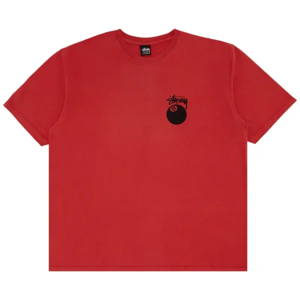 Stussy 8 Ball Red T-Shirt