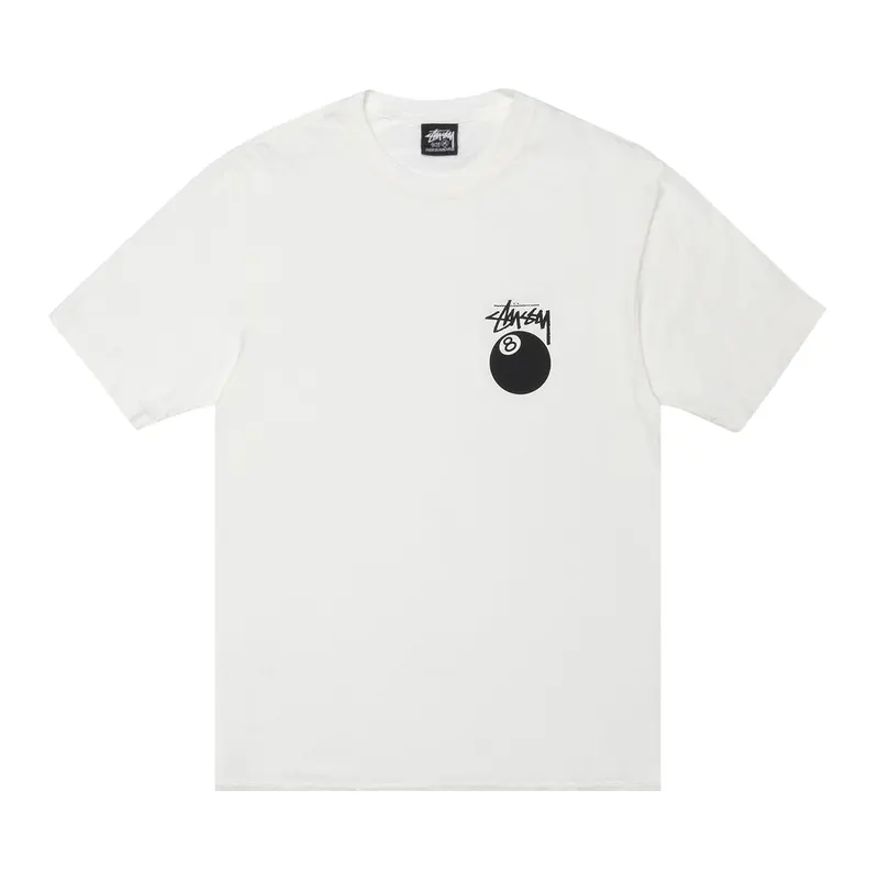 Stussy 8 Ball White T-Shirt