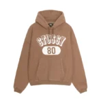 Stussy 80 Relaxed Brown Hoodie