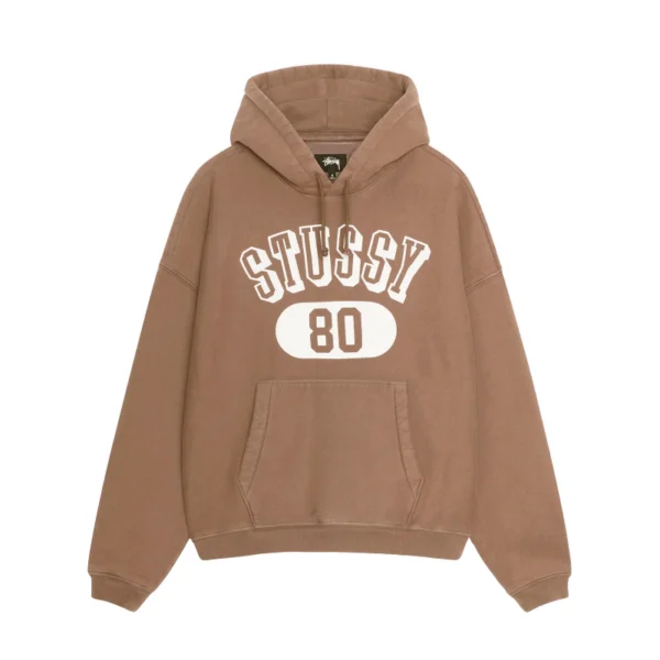 Stussy 80 Relaxed Brown Hoodie