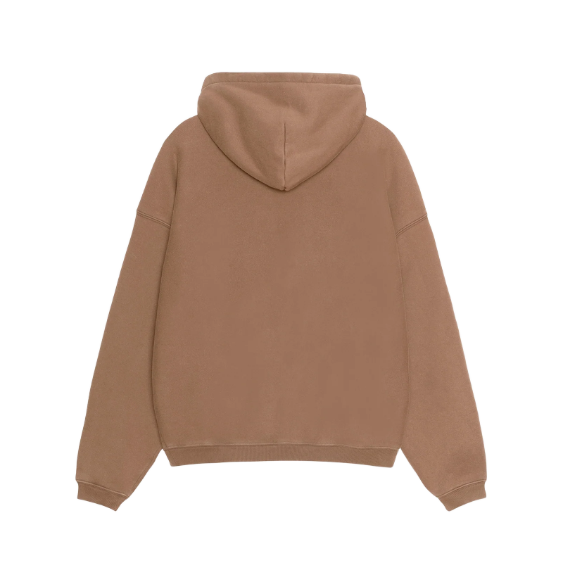 Stussy 80 Relaxed Brown Hoodie-back