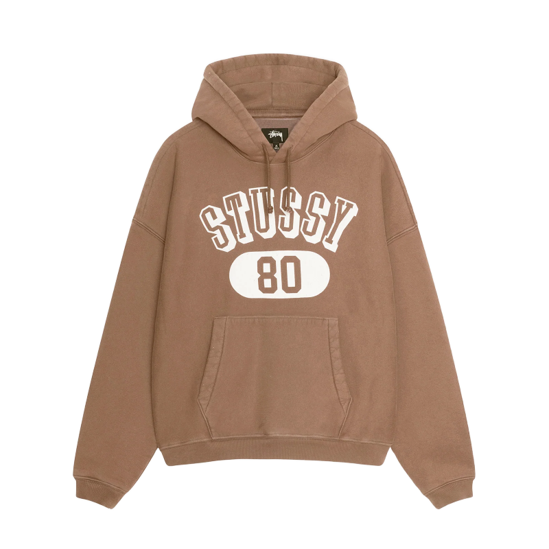 Stussy 80 Relaxed Brown Hoodie