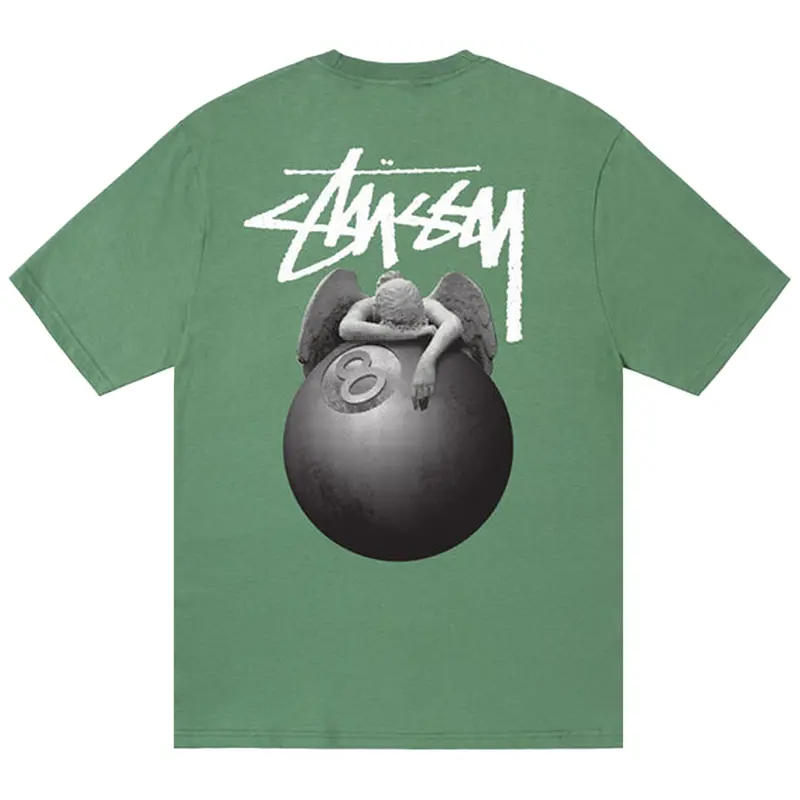 Stussy Angle Green Shirt Back
