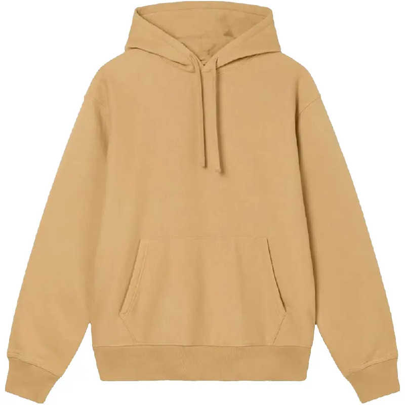 Stussy Back Hood Embroidered Brown Hoodie