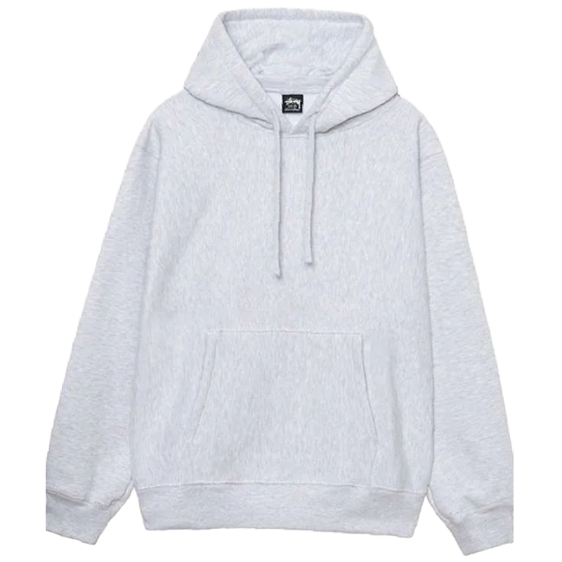 Stussy Back Hood Emroidered Ash Heather Hoodie