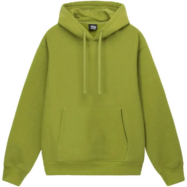 Stussy Back Hood Emroidered Moss Hoodie