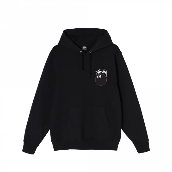 Stussy Basic 8 Ball Black Hoodie