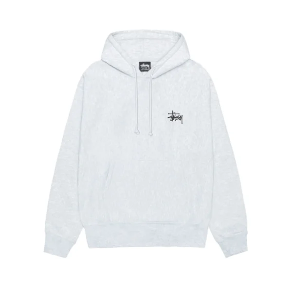 Stussy Basic Ash Heather Pullover Hoodie