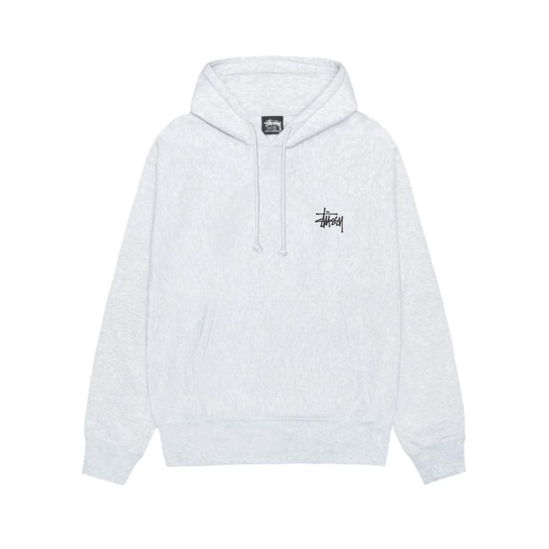 Stussy Basic Ash Heather Pullover Hoodie