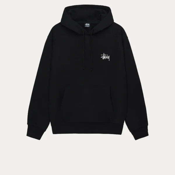 Stussy Basic Black Pullover Hoodie