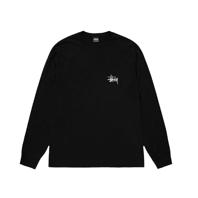 Stussy Basic Black Long Sleeve Shirt