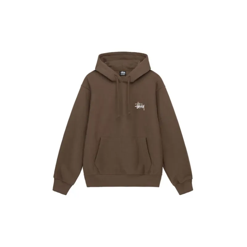 Stussy Basic Brown Pullover Hoodie