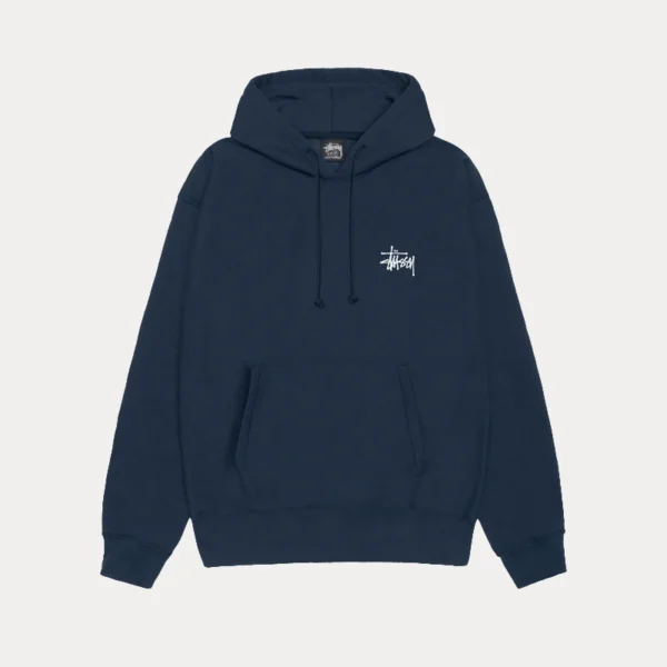 Stussy Basic Navy Blue Hoodie