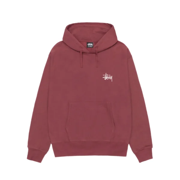 Stussy Basic Oxblood Pullover Hoodie