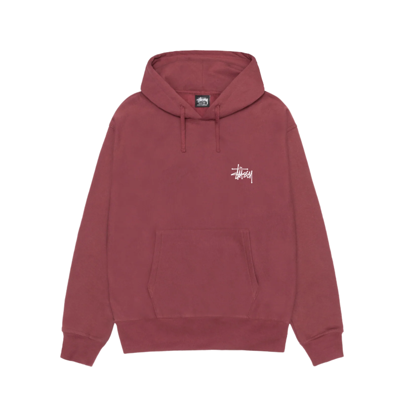 Stussy Basic Oxblood Pullover Hoodie