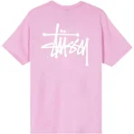 Stussy Basic Pink Tee Back