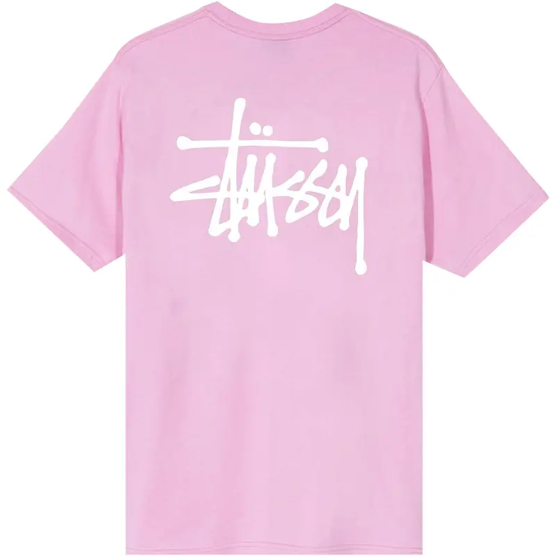 Stussy Basic Pink Tee Back