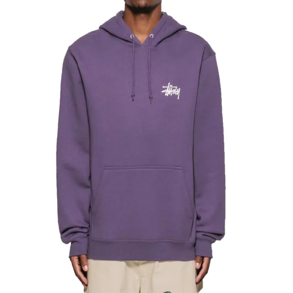 Stussy Basic Purple Pullover Hoodie