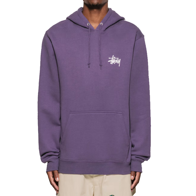 Stussy Basic Purple Pullover Hoodie