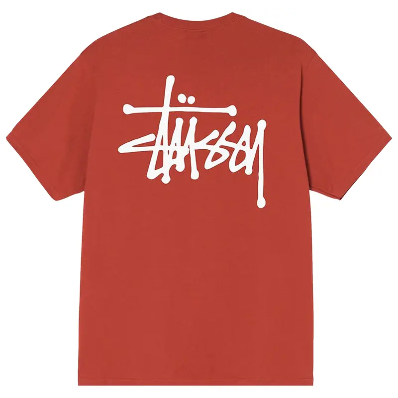 Stussy Basic Red Shirt Back