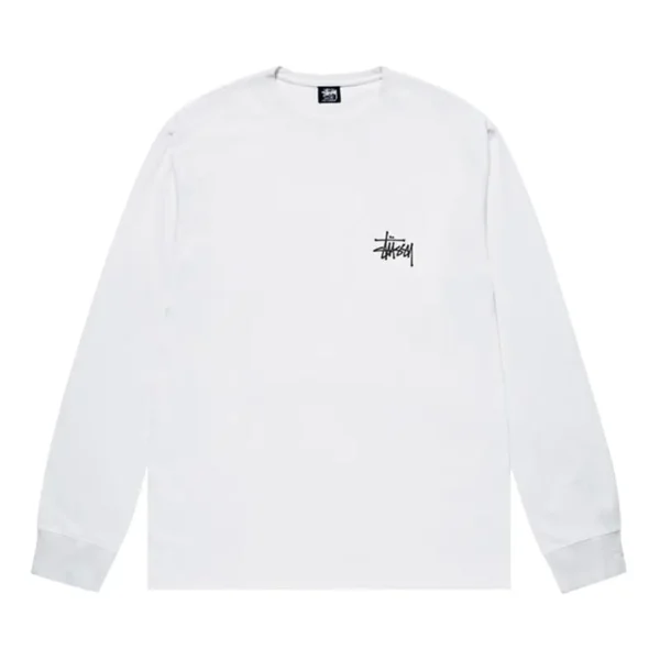 Stussy Basic White Long Sleeve Shirt