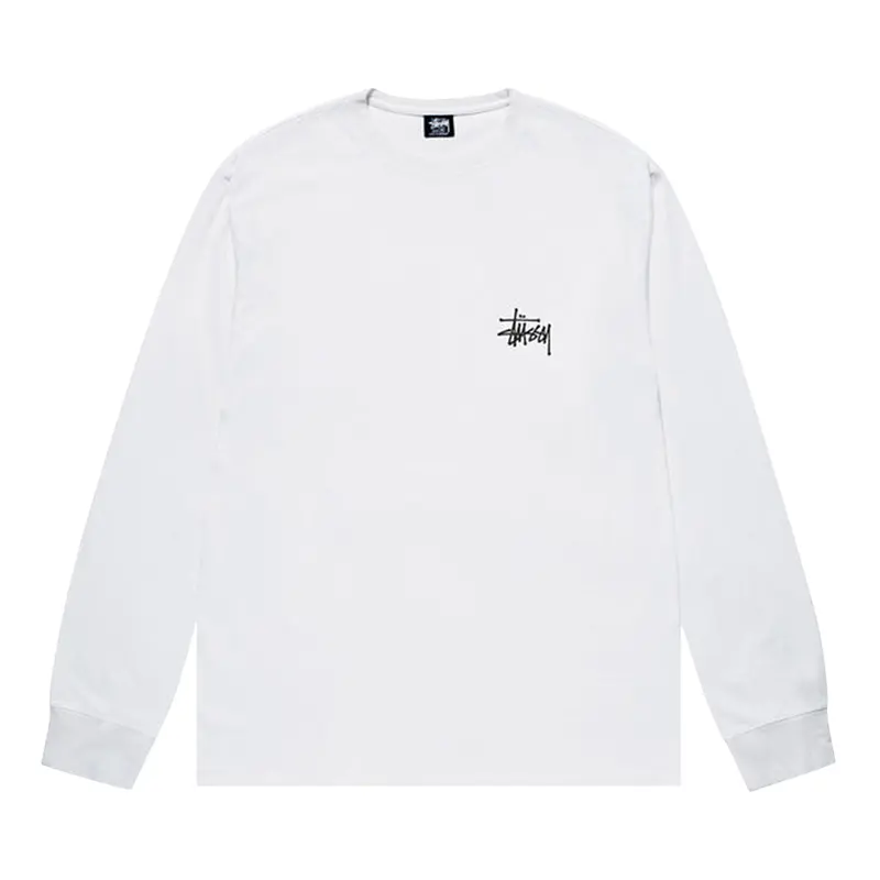 Stussy Basic White Long Sleeve Shirt