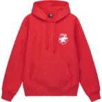Stussy Beach Roots Red Hoodie