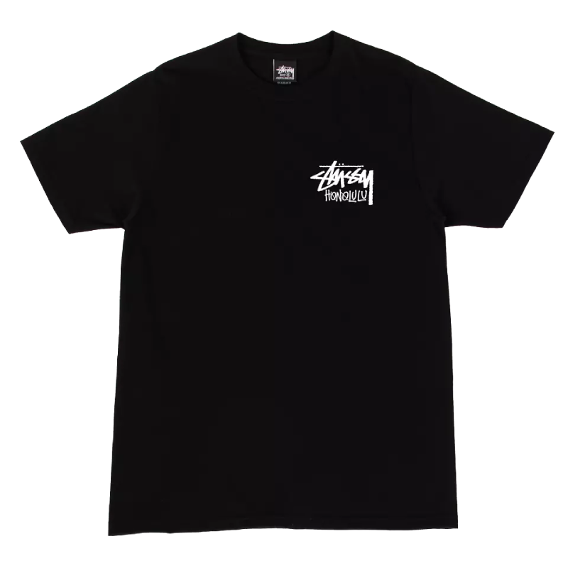 Stussy Honolulu Black T Shirt