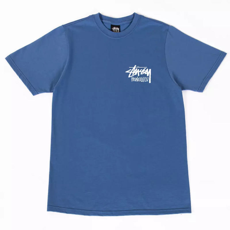 Stussy Honolulu Blue T Shirt