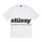 Stussy Blur White T-Shirt