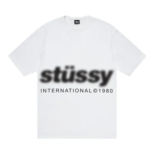 Stussy Blur White T-Shirt