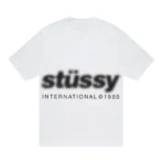 Stussy Blur White T-Shirt Back