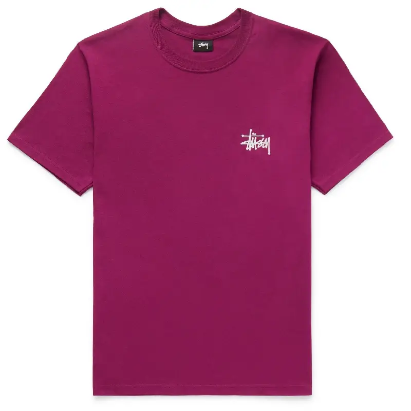 Stussy Carp Stock Purple Shirt
