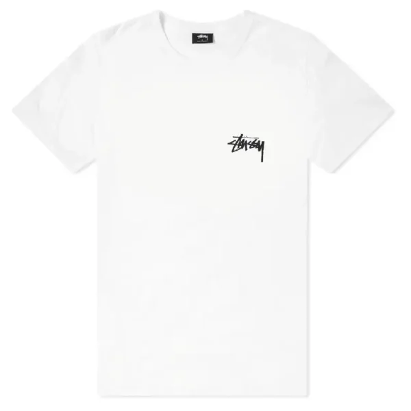 Stussy Carp Stock White Shirt