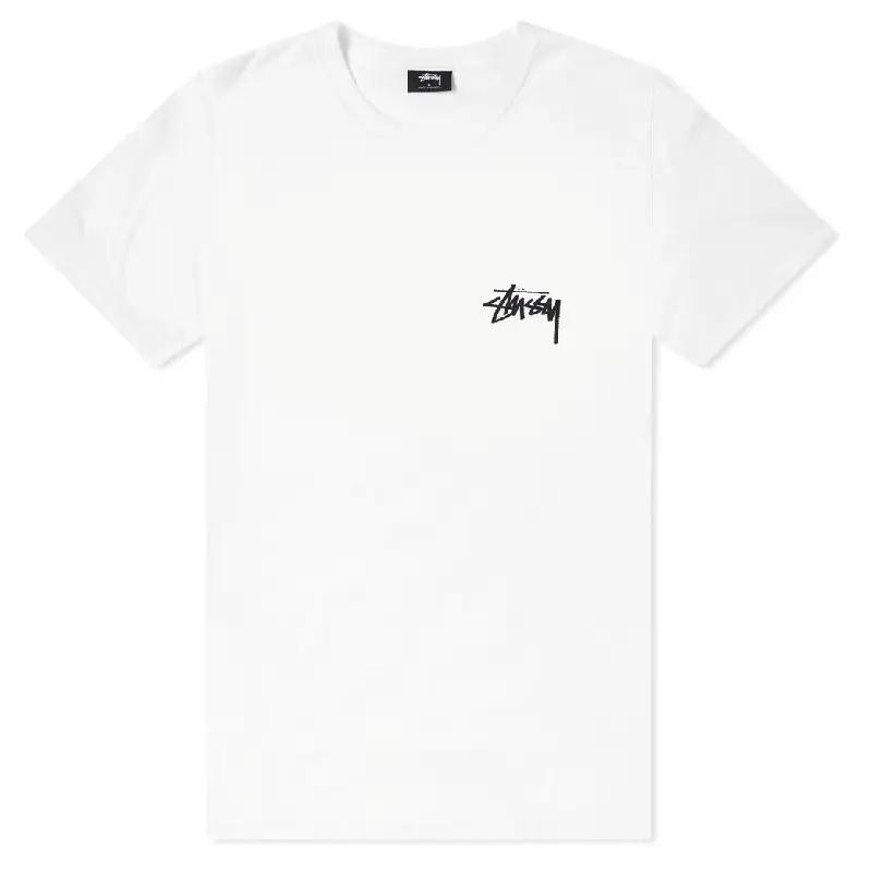 Stussy Carp Stock White Shirt
