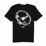 Stussy Chain Link Black Shirt Back