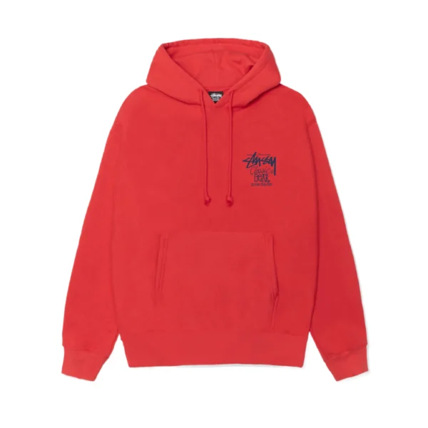 Stussy Claasic Gear Up Red Hoodie