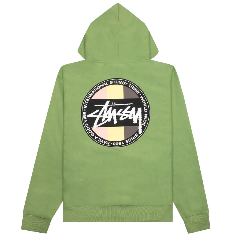Stussy Classic Dot Moss Hoodie-back