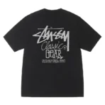 Stussy Classic Gear Black Shirt Back