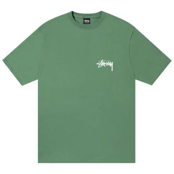 Stussy Costline Green T-Shirt