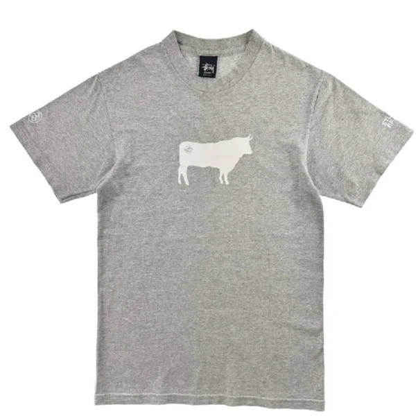 Stussy Cow Vintage Grey Shirt