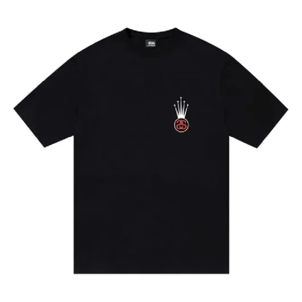 Stussy Crown Link Black T-Shirt