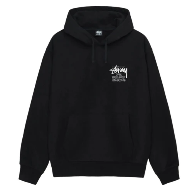 Stussy DSM Los Angeles Black Hoodie