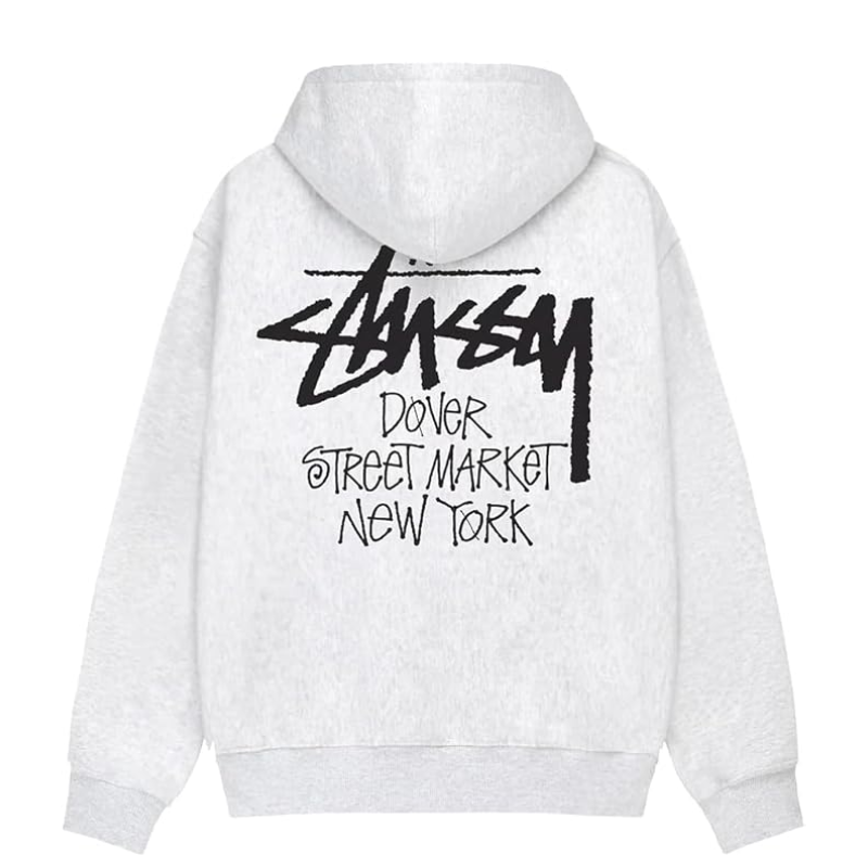 Stussy DSM New York Grey Hoodie-back