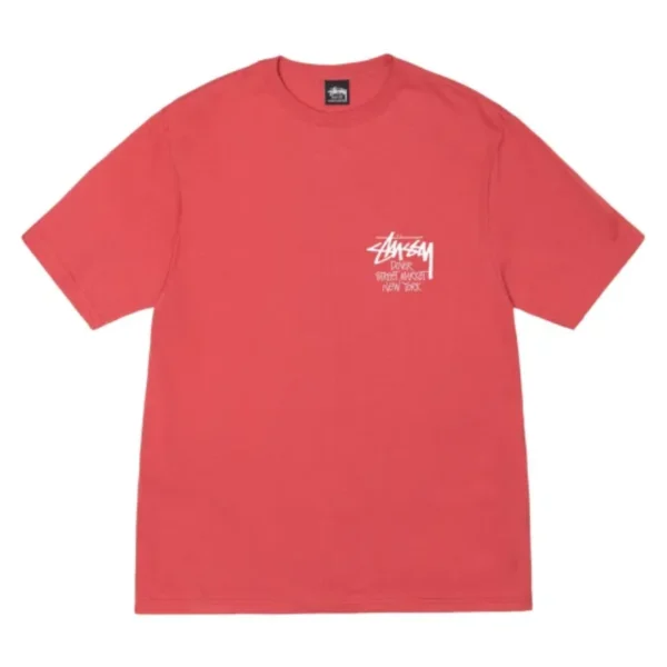 Stussy DSM New York Red Tee